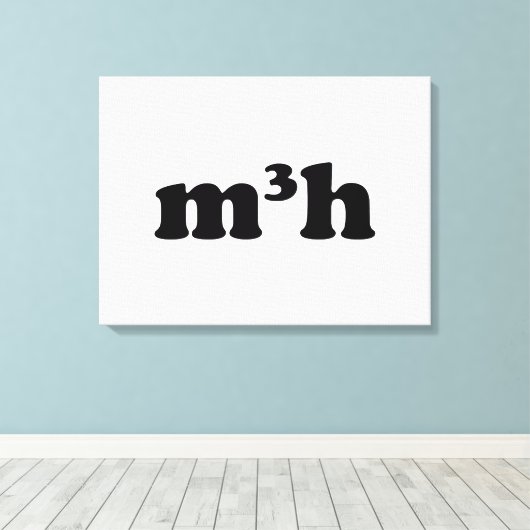 m3h canvas afdruk (Insitu (Houten vloer))