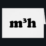 m3h greeting card<br><div class="desc">Math, meh, no problem.
Globe Trotters specialises in idiosyncratic imagery from around the globe. Here you will find unique Greeting Cards, Postcards, Posters, Mousepads and more.</div>