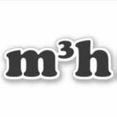 m3h sticker (Voorkant)