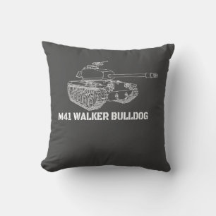 M41 Walker Bulldog American Light Army Tank Gift Kussen