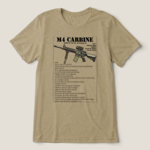 M4 Carbine Infanteriewapen Tri-Blend Shirt