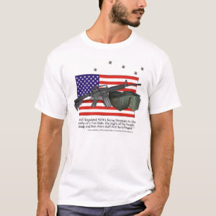 M4 Carbine, steun ons tweede amendement T-shirt