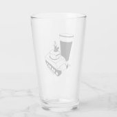 M4 Pint Glass Glas (Achterkant)