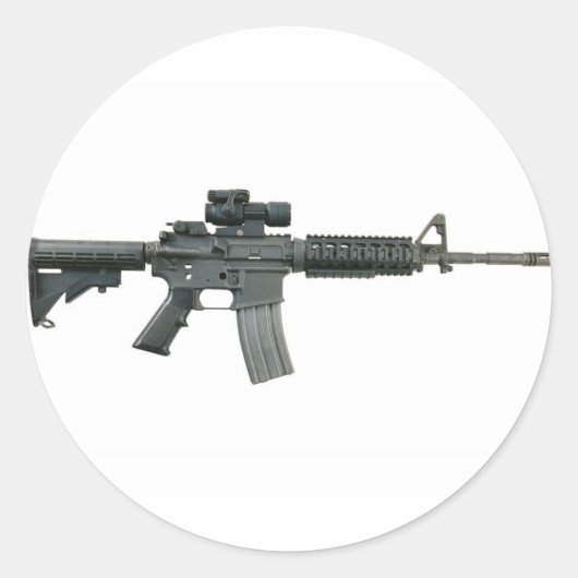 M4 RONDE STICKER (Voorkant)