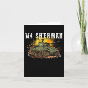 M4 Sherman De WW2 Tank Een WWII Army Tank voor Mil Kaart