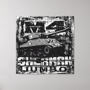 M4 Sherman Jumbo Canvas Afdruk