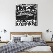 M4 Sherman Jumbo Canvas Afdruk (Insitu (Slaapkamer))