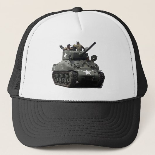 M4 Sherman Tank Trucker Pet (Voorkant)