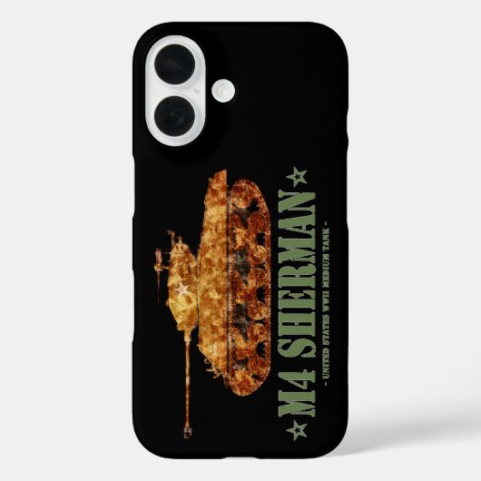 M4 Sherman Tweede Wereldoorlog Amerikaanse Medium Case-Mate iPhone Case (Achterkant)