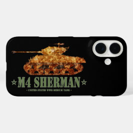 M4 Sherman Tweede Wereldoorlog Amerikaanse Medium  iPhone 16 Hoesje