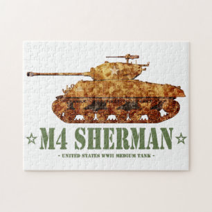 M4 Sherman Tweede Wereldoorlog Amerikaanse Medium Legpuzzel