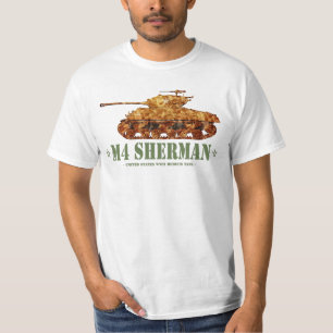 M4 Sherman Tweede Wereldoorlog Amerikaanse Medium T-shirt