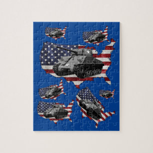 M4 Shermantank Legpuzzel