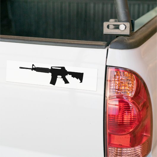 M4 Silhouette Bumpersticker (Op Truck)