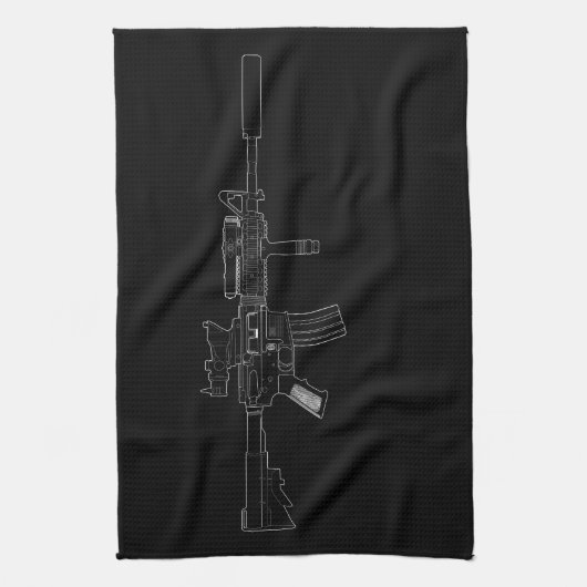 M4 SOPMOD Black Theedoek (Verticaal)