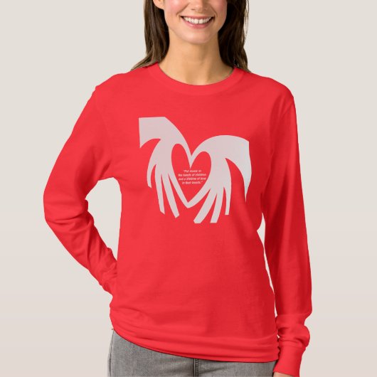 M4JC Jeremys Heart_wht T-shirt (Voorkant)