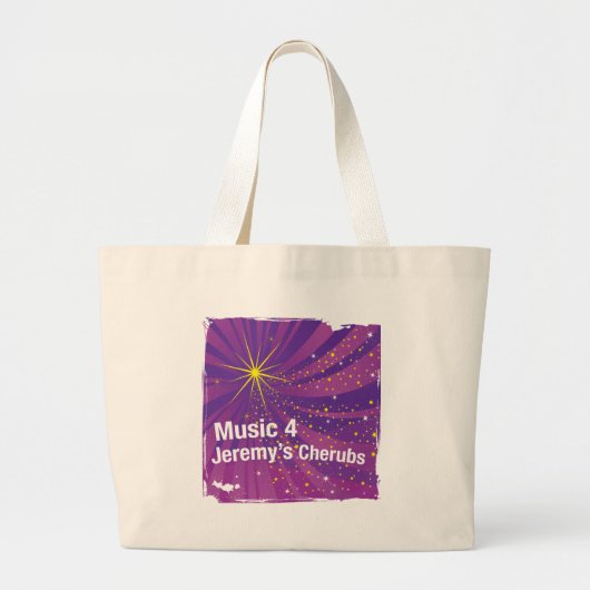 M4JC-logo Grote Tote Bag (Voorkant)