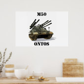 M50 Ontos-Poster Poster (Keuken)