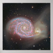 M51 Galaxy-Poster Poster (Voorkant)