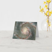 M51 Whirlpool Spiral Galaxy Note Kaart (Gele Bloem)