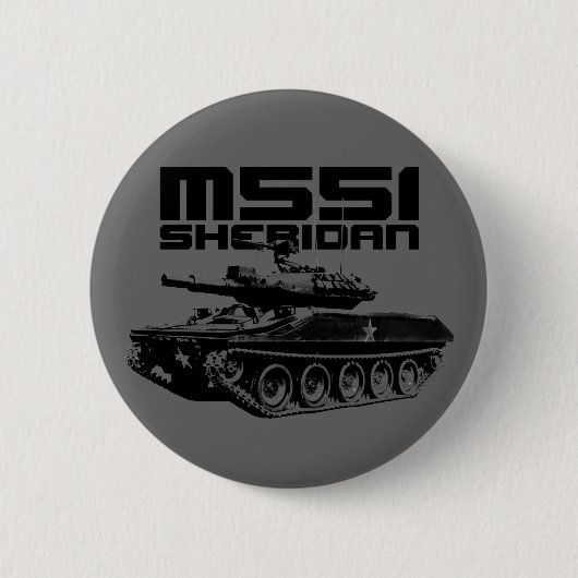 M551 Sheridan Ronde Button 5,7 Cm (Voorkant)