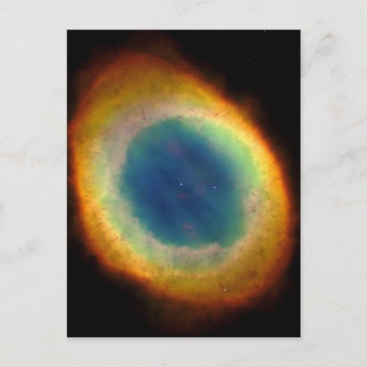 M57 Ring Nebula Constellation Leier Buitenspatie Briefkaart (Voorkant)