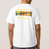 M60 Machine Gunner - "The Pig" Dark T-Shirt (Achterkant)