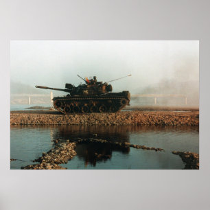 M60 Patton hoofdslagtank Poster