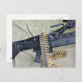 M60-Pistool & gordel Briefkaart (Voorkant / Achterkant)