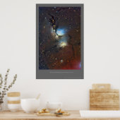 M78 Reflection Nebula in Orion Poster (Keuken)