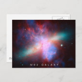 M82 Galaxy Briefkaart (Voorkant / Achterkant)