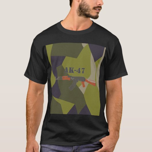 M90 camo  AK47 T-shirt (Voorkant)