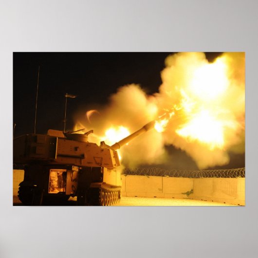 M-109A6 Paladin Poster (Voorkant)