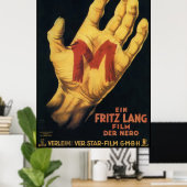 M  1931 Movie-Poster Poster (Thuiskantoor)