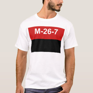 M-26-7 vlag - Bandera del Movimiento 26 de Julio. T-shirt