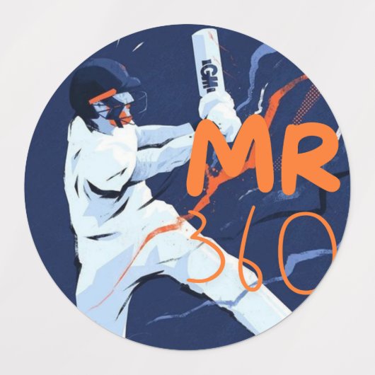 M. 360 stickers (Design 1)