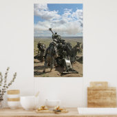 M-777 Howitzer Artillery Cannon Poster (Keuken)