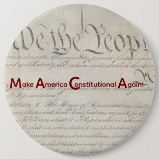 M A C A - Make America Constitutional Again! Ronde Button 6,0 Cm