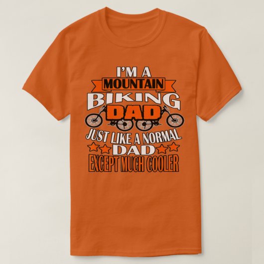 m A Mountain Biking Dad Cycling Lover Funny 1 T-shirt (Design voorkant)