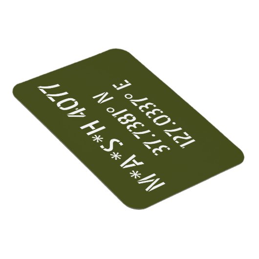 M*A*S*H 4077 Latitude Lengtegraad Magneet (Rechterzijde)