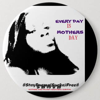 M.A.W.M.S. MOTHERS EN VROUWENMASTERENDE OVERLEVING RONDE BUTTON 6,0 CM