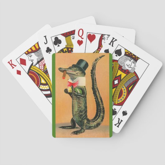 M. Alligator Cartes à jouer (dos)