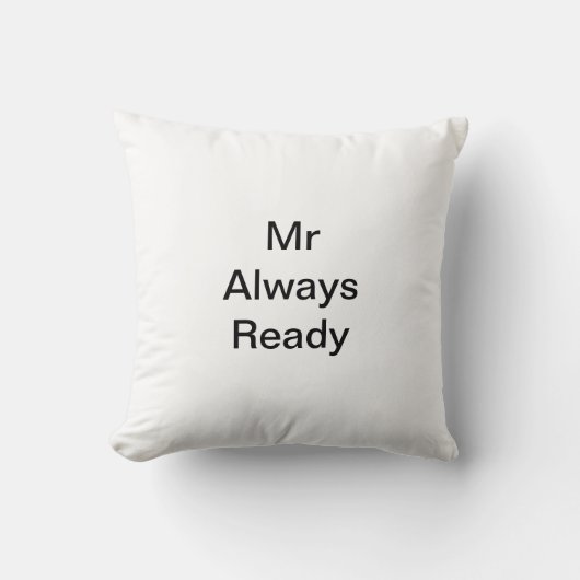 M. Always Ready American MoJo Coussins (Recto)