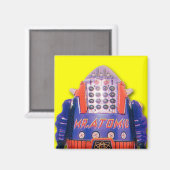 M. Atomic Toy Robot Carré Magnet (Recto/Verso)