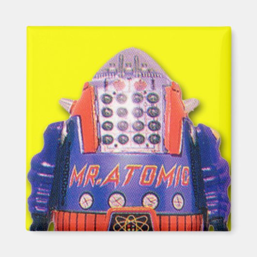 M. Atomic Toy Robot Carré Magnet (Devant)