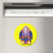 M. Atomic Toy Robot Round Magnet (In Situ (Lave-vaisselle))