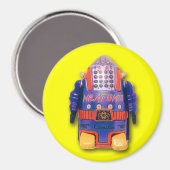 M. Atomic Toy Robot Round Magnet (Recto/Verso)