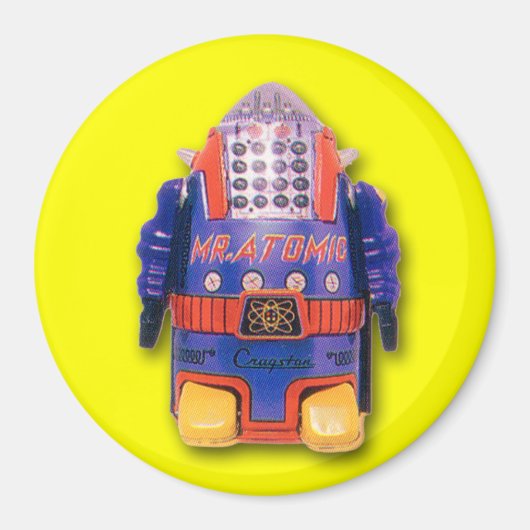 M. Atomic Toy Robot Round Magnet (Devant)