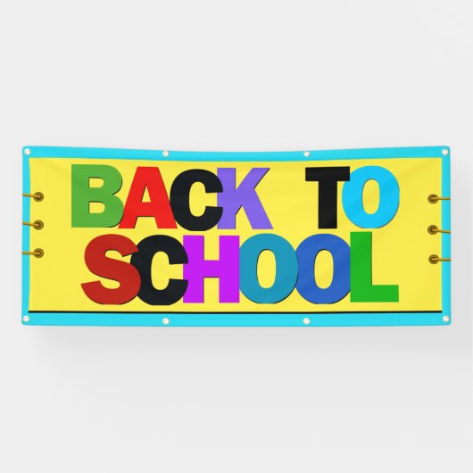 M Banner Replicate Aerial Welcome Back to School (Horizontaal)