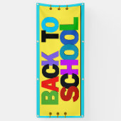 M Banner Replicate Aerial Welcome Back to School (Verticaal)